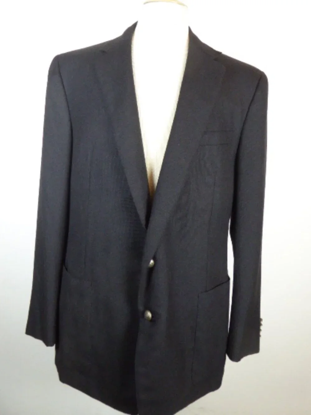 Ralph Lauren purple label collection black 100% cashmere sport jacket blazer 46